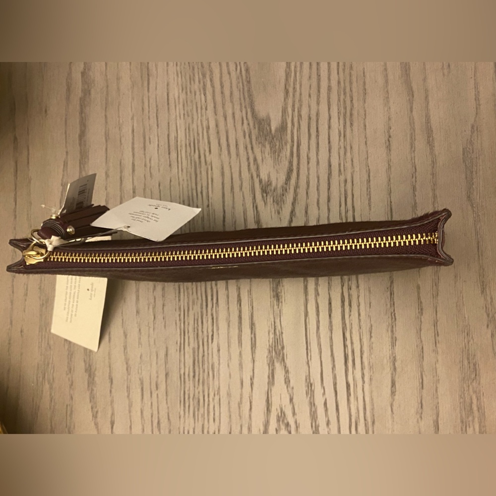 Kate Spade Plum Calfskin Clutch Bag - Picture 5 of 10
